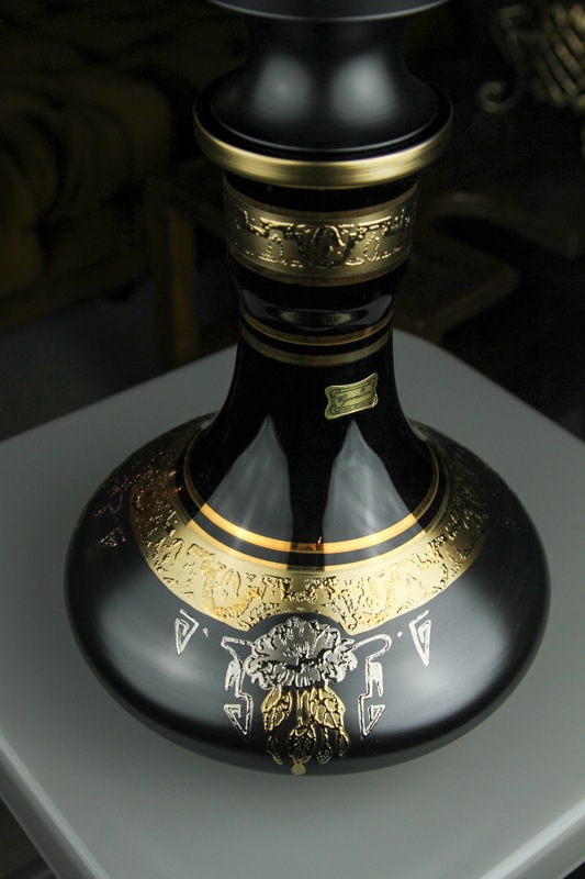 Regal Hookah ��Prince"V3 Egermann Bohemian Vase (24K) �꡼����ա������ץ�� 60cm��Red��Black Vase��