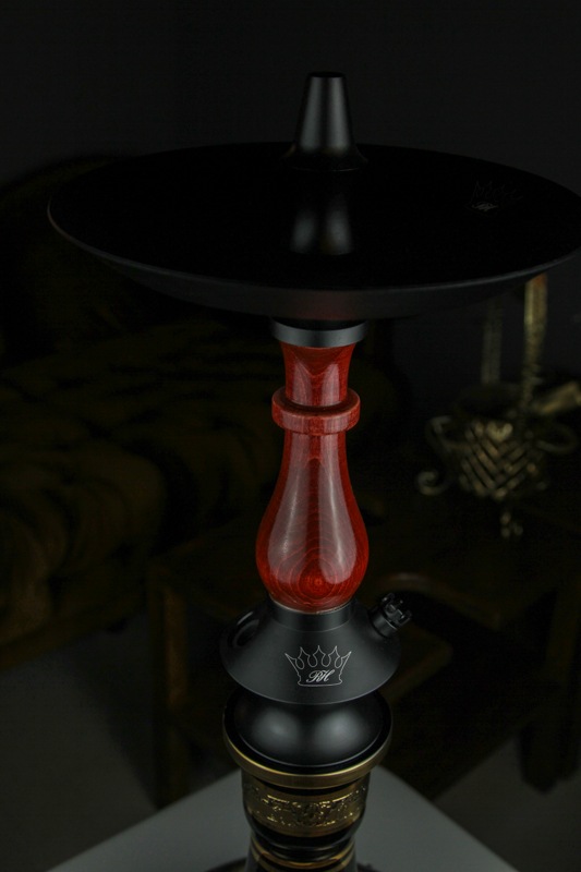 Regal Hookah ��Prince"V3 Egermann Bohemian Vase (24K) �꡼����ա������ץ�� 60cm��Red��Black Vase��