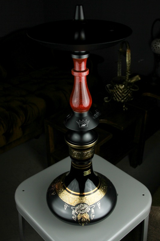 Regal Hookah ��Prince"V3 Egermann Bohemian Vase (24K) �꡼����ա������ץ�� 60cm��Red��Black Vase��