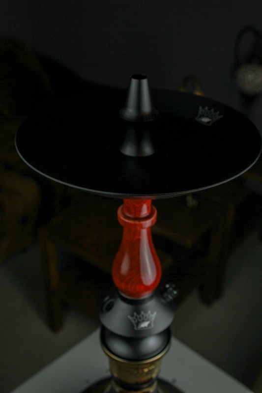 Regal Hookah ��Prince"V3 Egermann Bohemian Vase (24K) �꡼����ա������ץ�� 60cm��Red��Black Vase��