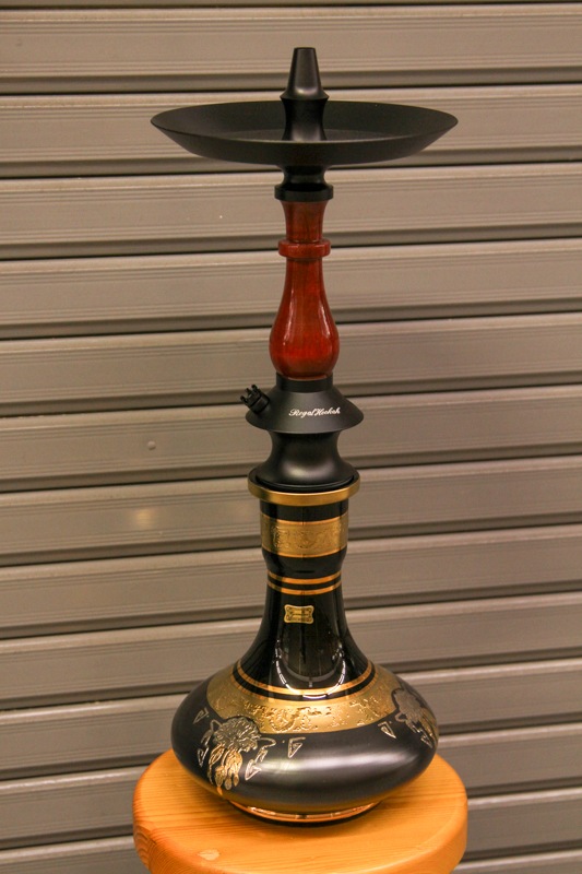 Regal Hookah ��Prince"V3 Egermann Bohemian Vase (24K) �꡼����ա������ץ�� 60cm��Red��Black Vase��