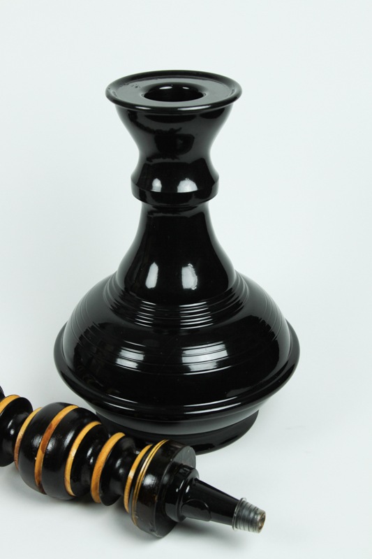 Farida Hookahs Kora Saucer  եաꥢ륦åɡBlack&Yellow80cm