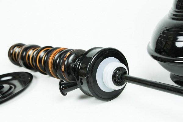 Farida Hookahs Kora Saucer  եաꥢ륦åɡBlack&Yellow80cm