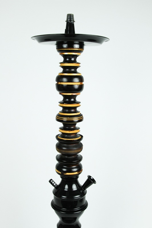 Farida Hookahs Kora Saucer  եաꥢ륦åɡBlack&Yellow80cm