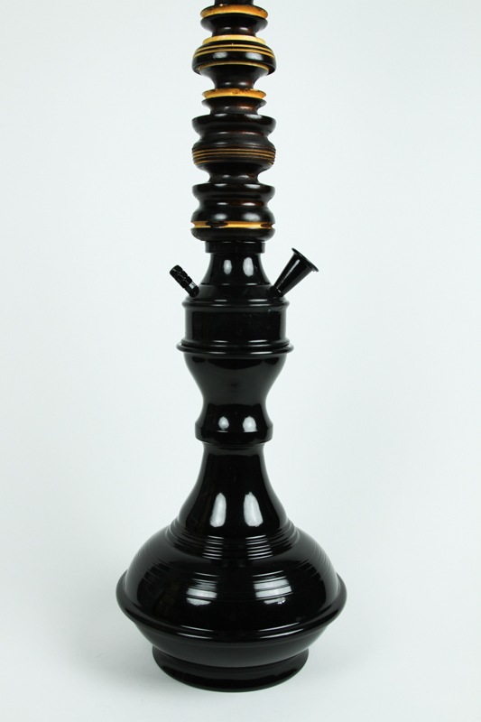 Farida Hookahs Kora Saucer  եաꥢ륦åɡBlack&Yellow80cm