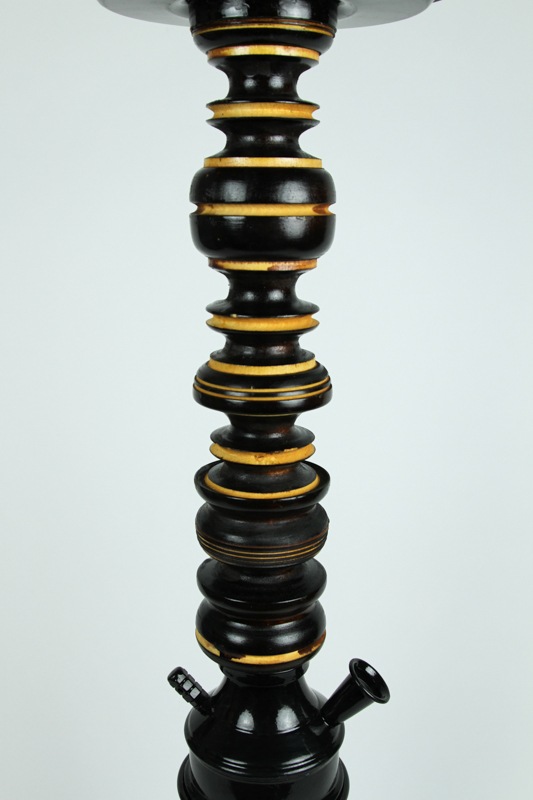 Farida Hookahs Kora Saucer  եաꥢ륦åɡBlack&Yellow80cm