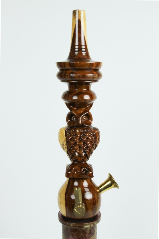 LIMITED EDITIONFarida Hookahs Owl3  եաɥեɡꥢ륦åɡʥ֥饹󥹥ƥ60cm