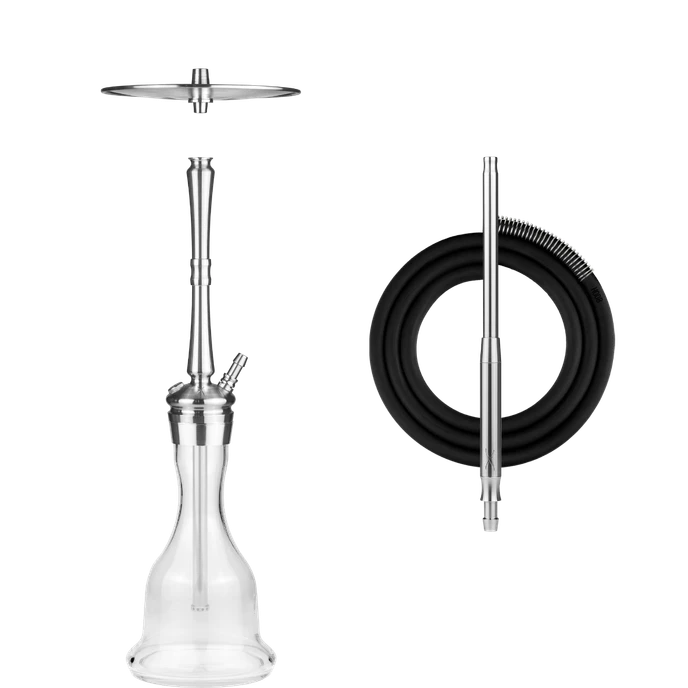 ��NEW��HOOB HOOKAHS  ��Hoob Go Pro ��  �ա��֥ա��� �ɥ����ץ��� 60cm ��Silver��