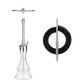 ��NEW��HOOB HOOKAHS  ��Hoob Go Pro ��  �ա��֥ա��� �ɥ����ץ��� 60cm ��Silver��