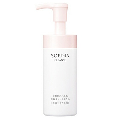 ソフィーナ　乾燥肌のための美容液メイク落とし　洗顔もできる泡　150ml