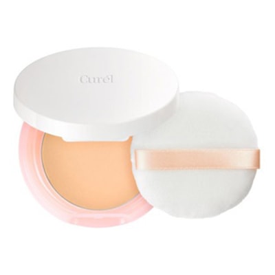 キュレル　しっとり肌パウダーファンデーション　プレストタイプ　自然な肌色　8g