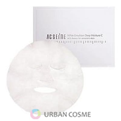 アクセーヌ　ホワイトエマルジョン　ディープモイスチュアCマスク　22ml×8枚（箱破損）