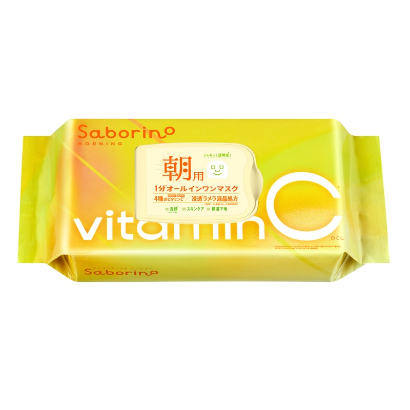 サボリーノ　目ざまシート　ビタットC＜フェイスマスク＞　30枚入り×3個セット