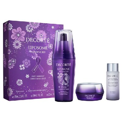 コスメデコルテ リポソームアドバンストリペアセラム パープルリボンセット 2025