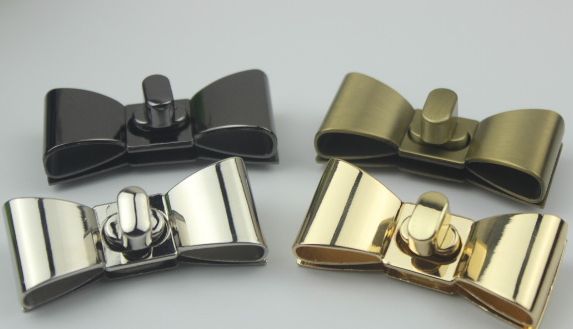 ◇P-95◇【ひねり留め具】ミドルサイズ リボンのひねり留め具 1セット 