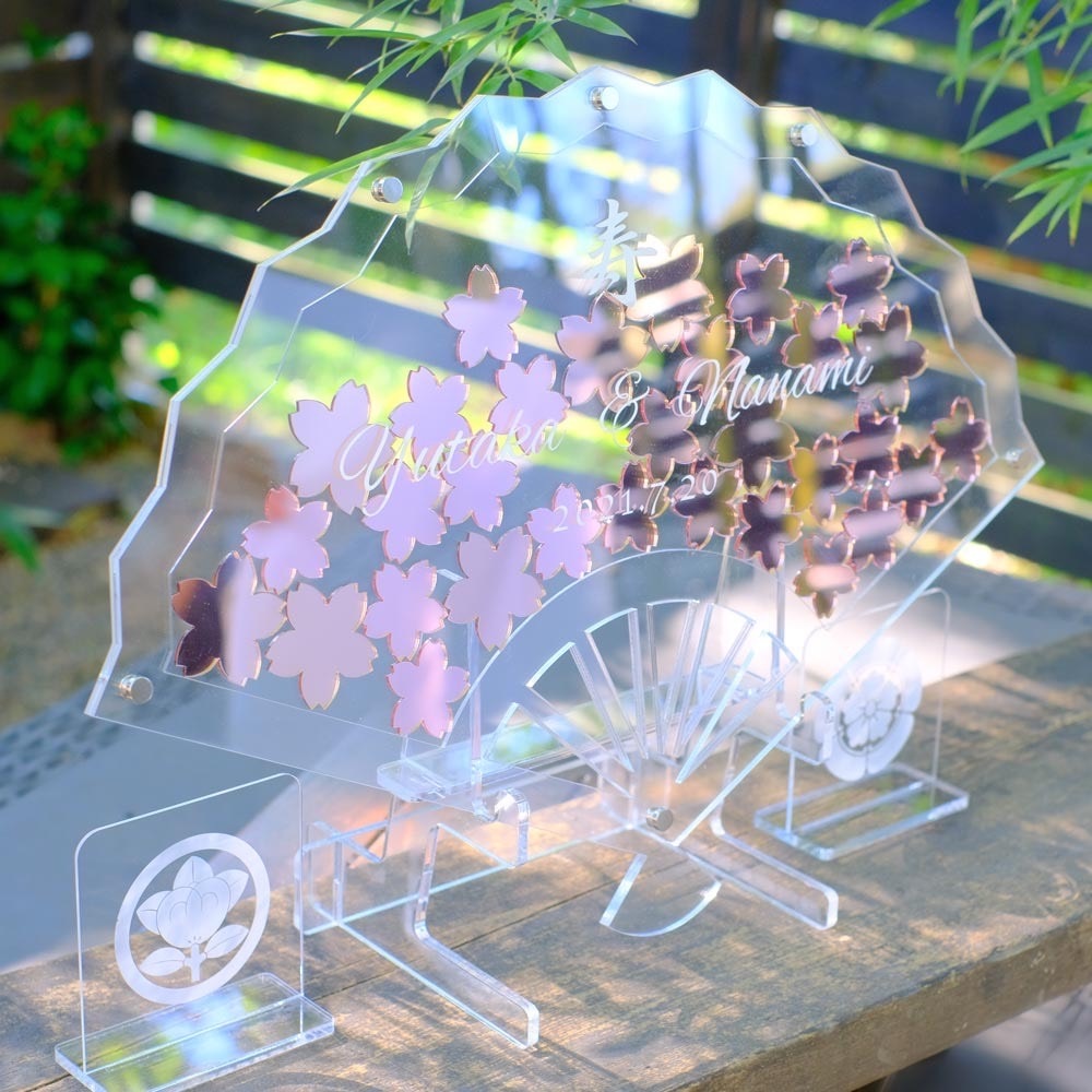 ウェディングドロップス 扇子型 和婚 ゲスト参加】送料無料