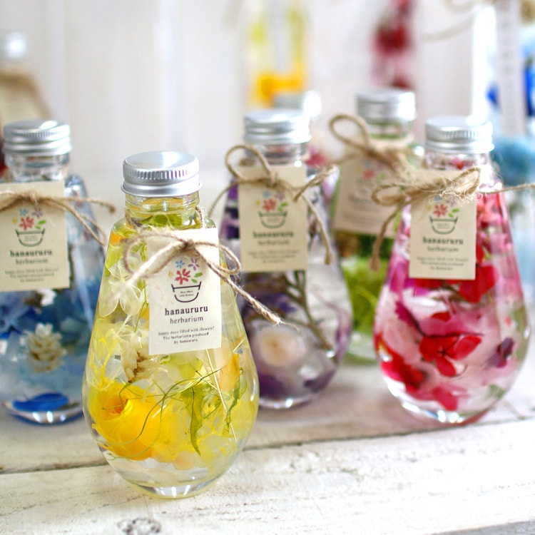 ◇ハーバリウム191 桜のハーバリウムドロップbottle *.:。✿*゜¨