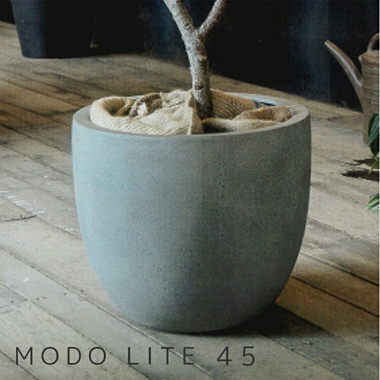 植木鉢 大型 モードライト ラウンド Φ45【EB-MR4538LG】MODO LITE