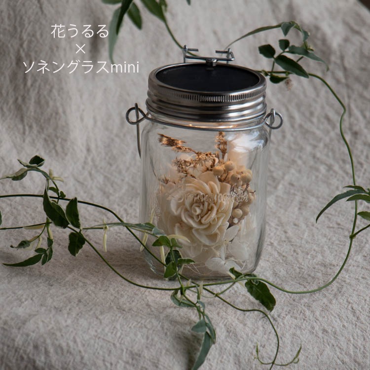 即日発送もOK／ プレゼント ソネングラス×花うるる【ナチュラル