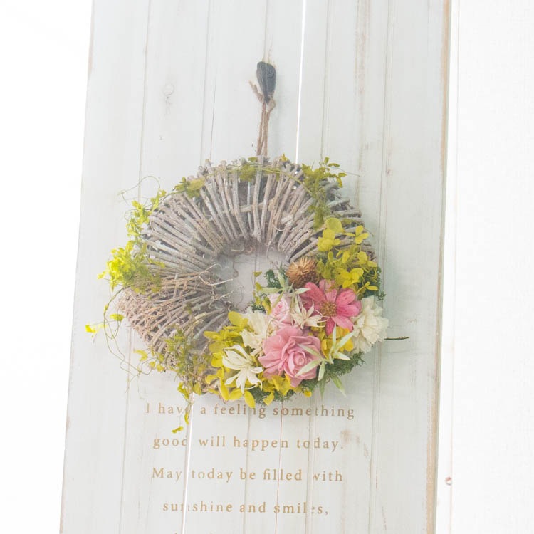 送料無料】敬老の日 カーリーリースアレンジ(c23 | 特集,敬老の日