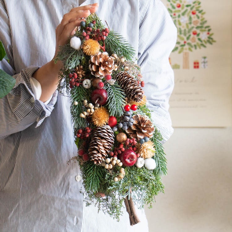 ギフトバッグ袋付き】クリスマス 雑貨「ナチュラルナチュラル ツリー