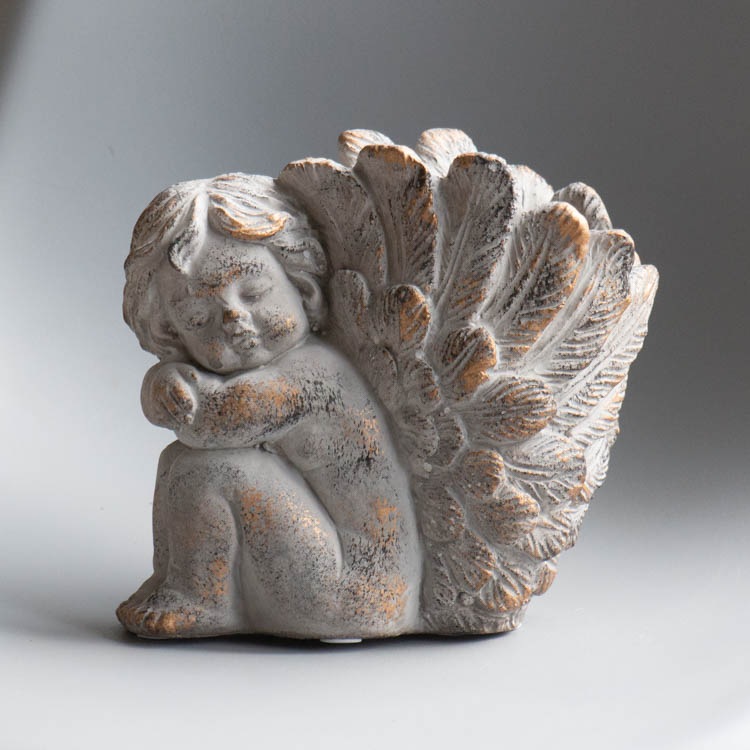 鉢【アンゲルスB-l er60】横向き天使L | ハンギング・寄せ植え