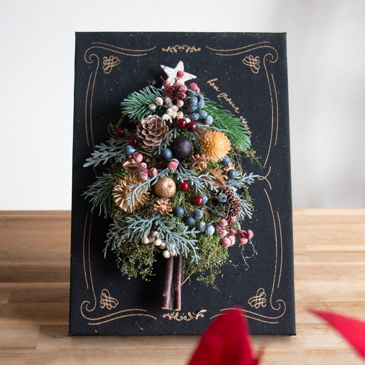 ���ꥹ�ޥ� ���ߡڥ����Х���������դ� �ĥ꡼(�֥�å�) ��