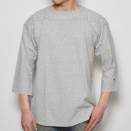 COMOLI フットボールTシャツ（ヘザーグレー）サイズ3 COMOLI フットボールT | Less Higashikawa
