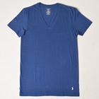 Ralph Lauren/Classic Cotton V-neck T-shirtʥե VͥåTġ˥ͥӡ֥롼 [n-9161]