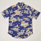 Reyn Spooner/B.D. Aloha Shirt/Aloha From Paradiseʥ쥤󥹥סʡ ϥġ˥֥롼 [n-9265]