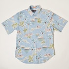 Reyn Spooner/B.D. Aloha Shirt/Polynesian Vintageʥ쥤󥹥סʡ ϥġ˥å֥롼 [n-9268]