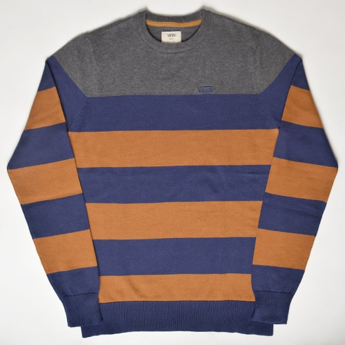Vans/Slymar Border Crew Neck Knit（バンズ ボーダークルー