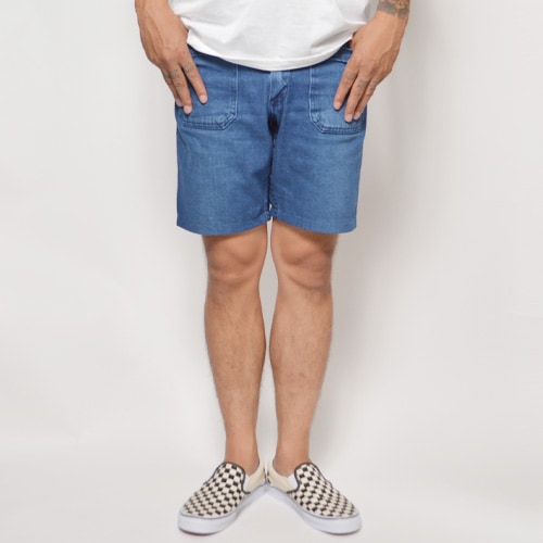 US Navy/Denim Utility Shorts（USネイビー デニムショーツ