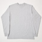 Goodwear/Heavy Ounce L/S Pocket T-Shirts（グッドウェア ポケットロングTシャツ）グレー [a-0577]|無地 Tシャツ|ロングスリーブTシャツ