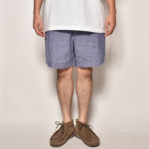 French Navy/50's Dead Stock Linen Shorts(フレンチネイビー リネン