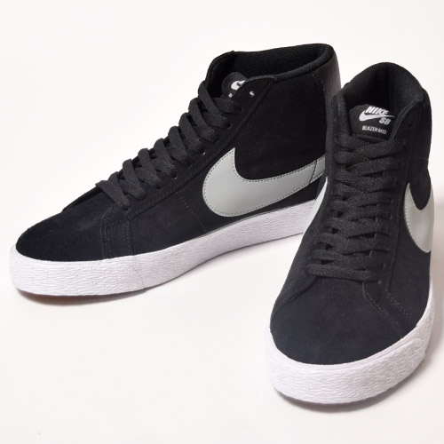 Nike Sb Blazer Sb Premium Se ナイキスケートボーディング ブレザーハイ ブラック グレー A 1051 スニーカー Us Online Shop