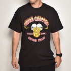 415 Clothing/Frisco Choppers T-shirt（415クロージング Tシャツ）ブラック×レッド/イエロー [a-1871]