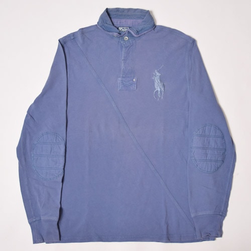 Polo by Ralph Lauren ラガーシャツ L ネイビーグレー ラルフ ローレン（RALPH LAUREN）（メンズ）ビッグ フィット