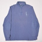 Ralph Lauren/Rugger Shirtʥե 饬ġ˥졼ͥӡ/M [z-0113]