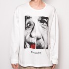 Far Eastern Enthusiast/Physicist L/S T-Shirt（ファー イースタン エンスージアスト Tシャツ）ホワイト [a-2261]|プリント Ｔシャツ|ロングスリーブ
