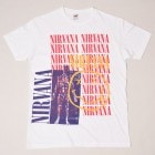 Nirvana/Original Artwork T-Shirt/Sliver×Smile(ニルヴァーナ Tシャツ)レッド×パープル×イエロー [a-2482]|プリント Ｔシャツ|ショートスリーブT