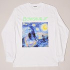 Bow Wow/Bowsaur Jr. L/S T-Shirt（バウワウ ロングTシャツ）ホワイト [a-2598]