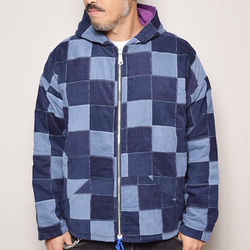 Towncraft×US/Patchwork Corduroy Reversible Hooded Jacket（タウン 