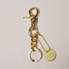 US Exclusive/ Simple & Plain  Heavy Gauge Key Chain/Short（アス ヘビーゲージキーチェーン）ゴールド [a-2749]
