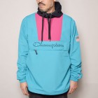 Champion/Nylon Anorak Parka（チャンピオン ナイロンパーカー）ターコイズ×ピンク×ブラック [a-2829]