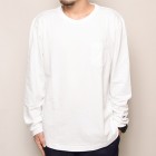 Champion/T1011 L/S Pocket T-Shirt（チャンピオン ポケットTシャツ）ホワイト [a-2871]