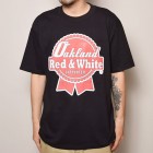 Hells Angels Oakland/PBR T-Shirt（ヘルズエンジェルス Tシャツ）ブラック [a-3099]