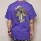 Rip City Skates/Cross Logo T-Shirt（リップシティスケート Tシャツ）パープル [a-3130]|プリント Ｔシャツ|ショートスリーブTシャツ