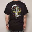 Rip City Skates/Cross Logo T-Shirt（リップシティスケート Tシャツ）ブラック [a-3132]|プリント Ｔシャツ|ショートスリーブTシャツ