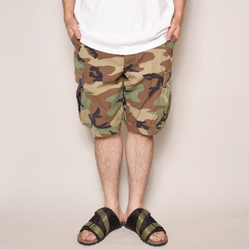 ・US Army×US/6Pocket BDU Shorts/Rip Stop（USアーミー×アス カーゴショーツ）ウッドランドカモ  [z-1917]-US ONLINE SHOP